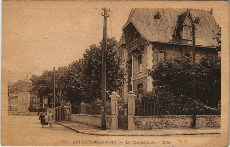 Carte postale ancienne Aulnay-sous-Bois - Le Dispensaire à Aulnay-sous-Bois