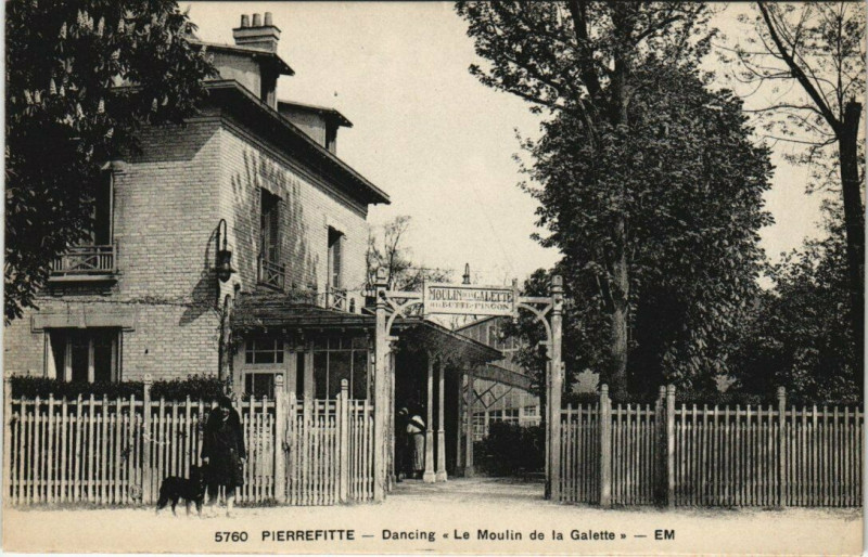Carte postale ancienne Pierrefitte - Dancing  Le Moulin de la Galette