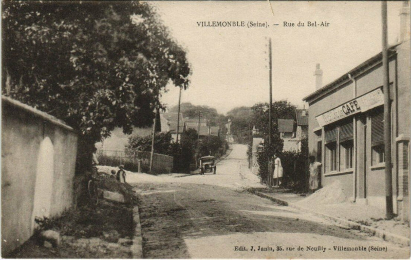 Carte postale ancienne Villemomble - Rue du Bel-Air à Villemomble