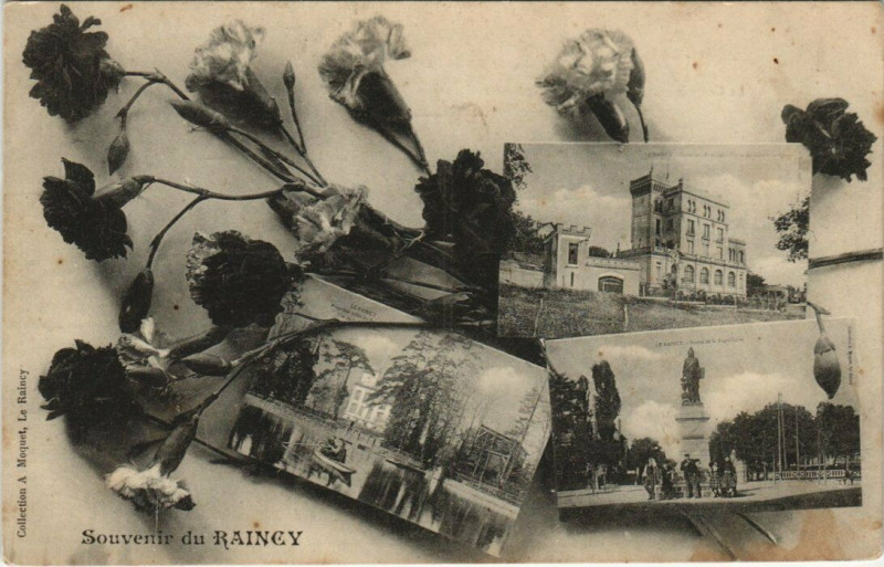 Carte postale ancienne Souvenir du Raincy