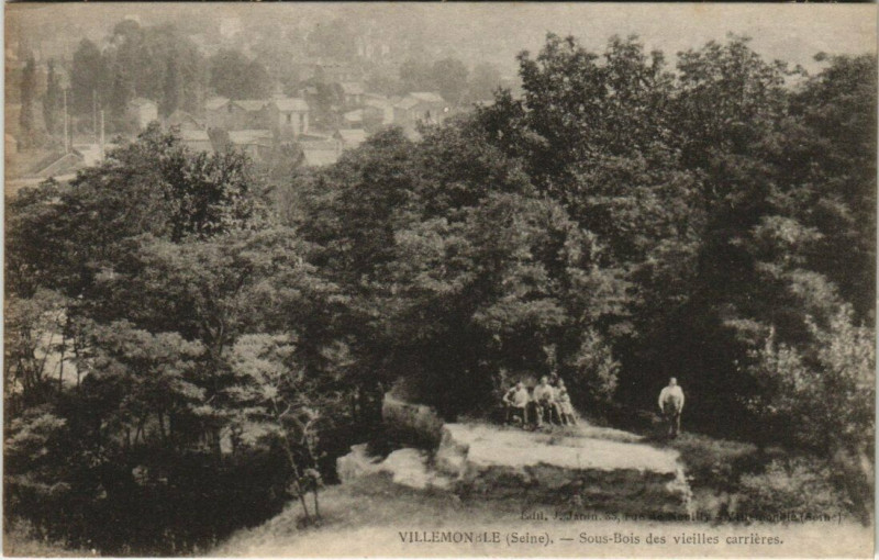 Carte postale ancienne Villemomble --sous-Bois des vieilles carrieres à Villemomble