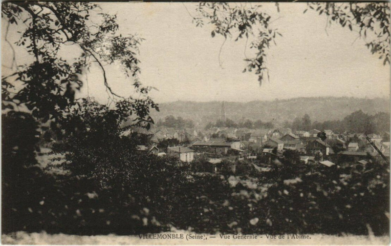 Carte postale ancienne Villemomble - Vue generale Vue de l'Abime à Villemomble