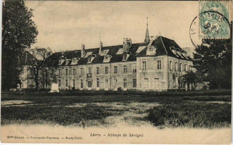 Carte postale ancienne Livry - Abbaye de Sevigne