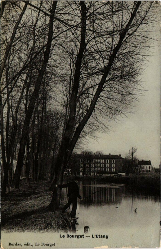 Carte postale ancienne Le Bourget - L'Etang au Bourget