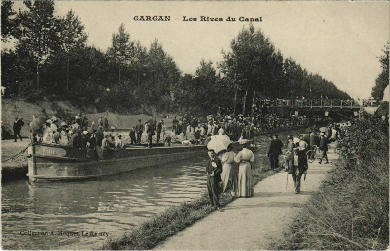 Carte postale ancienne Gargan - Le Jardin Perdu Lilois