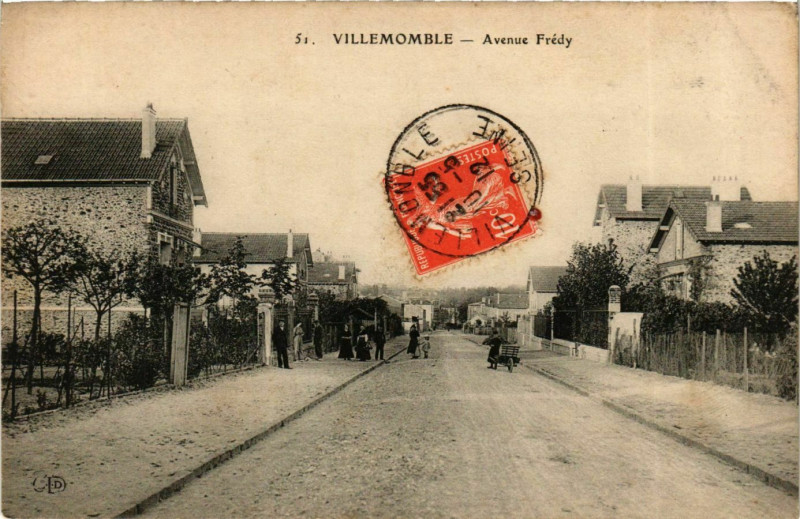 Carte postale ancienne Villemomble Avenue Frédy à Villemomble