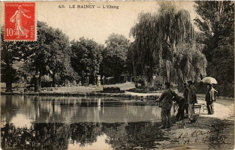 Carte postale ancienne L'Etang au Raincy