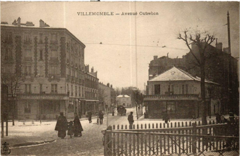 Carte postale ancienne Villemomble Avenue Outrebon à Villemomble