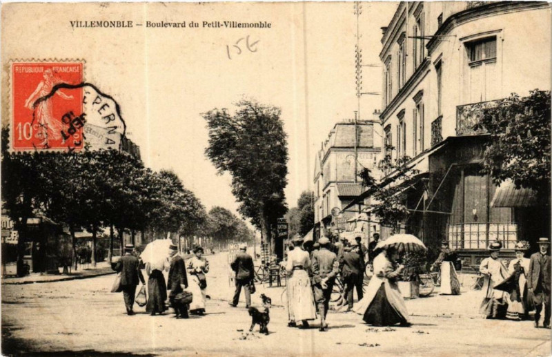 Carte postale ancienne Villemomble Boulevard du Petit-Villemonble à Villemomble