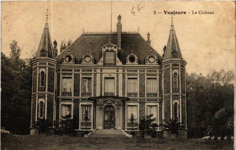 Carte postale ancienne Vaujours Le Chateau à Vaujours