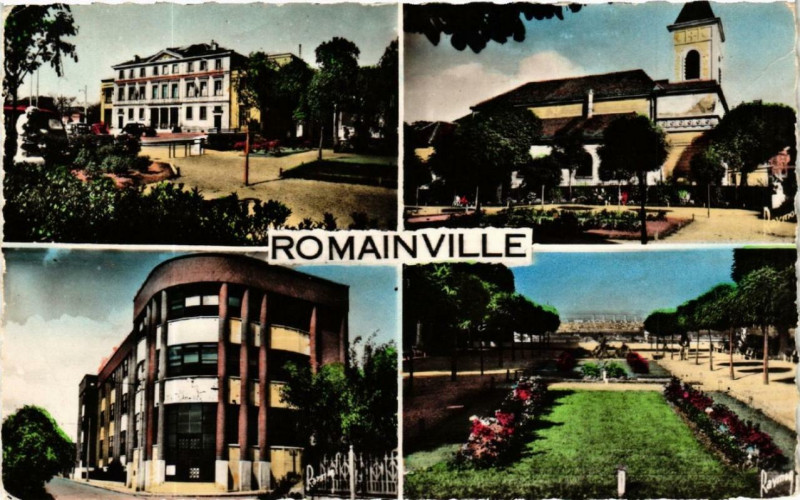 Carte postale ancienne Romainville à Romainville