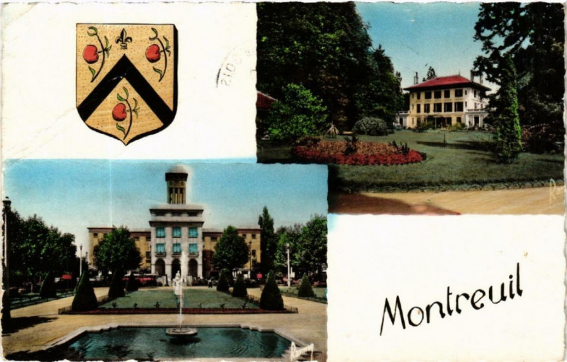 Carte postale ancienne Montreuil à Montreuil