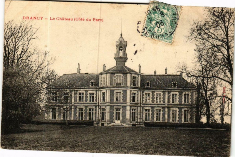 Carte postale ancienne Drancy Le Chateau Cote du Parc à Drancy