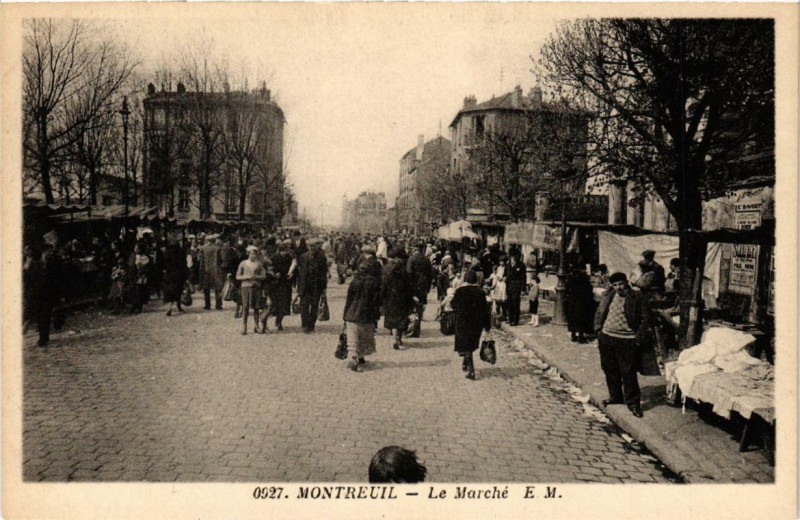 Carte postale ancienne Montreuil Le Marche. à Montreuil