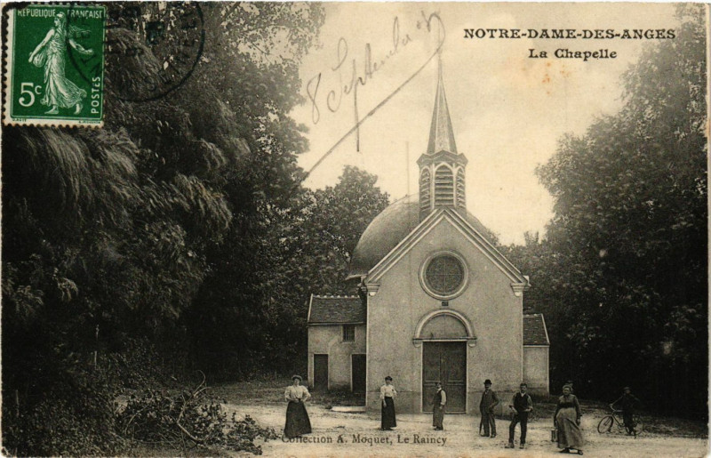 Carte postale ancienne Notre-Dame-des-Anges - La Chapelle
