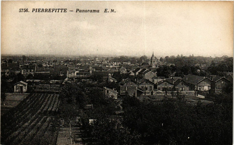 Carte postale ancienne Pierrefitte - Panorama