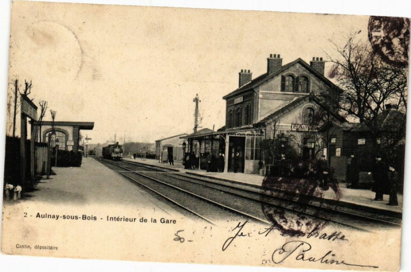 Carte postale ancienne Interieur de la Gare - Interieur de la Gare