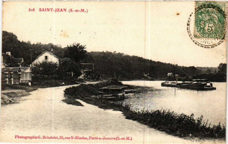 Carte postale ancienne Saint-Jean - Scene