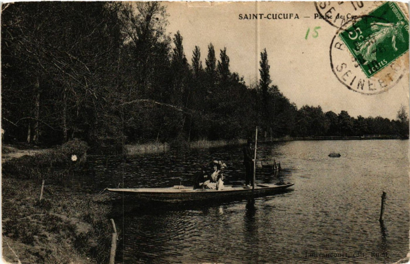 Carte postale ancienne Saint-Cucufa - Scene