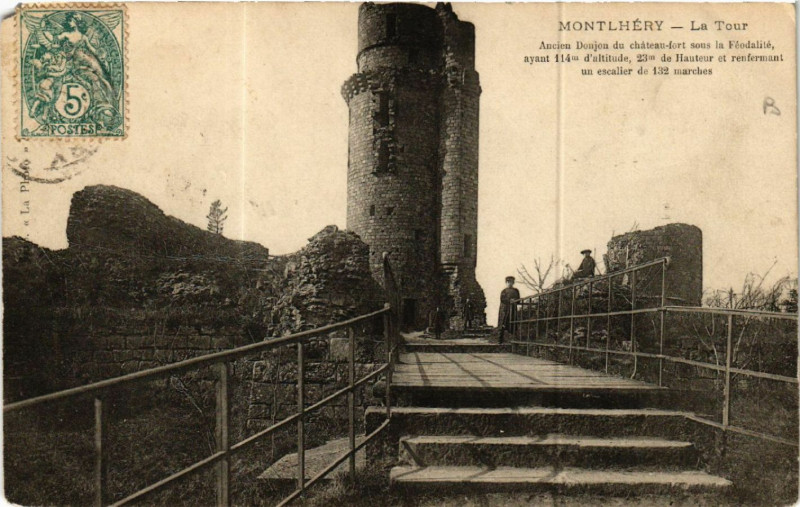 Carte postale ancienne Montlhery - Montlhéry - La Tour à Montlhéry