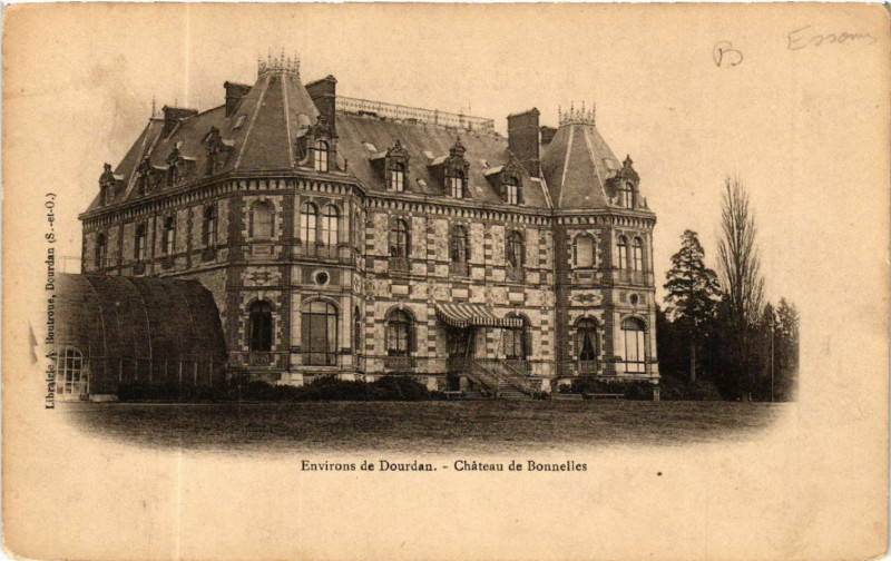 Carte postale ancienne Dourdan - Environs - Chateau de Bonnelles à Dourdan