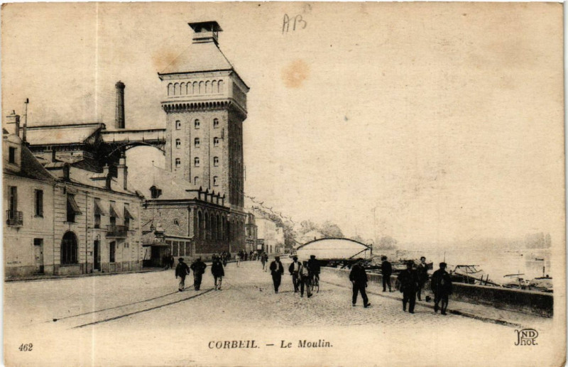 Carte postale ancienne Corbeil - Le Moulin