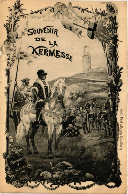 Carte postale ancienne Souvenir de la Kermesse