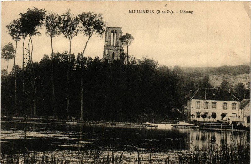 Carte postale ancienne Moulineux - L'Etang