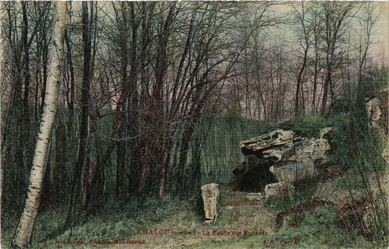Carte postale ancienne Chalou - La Rocheaux Renards