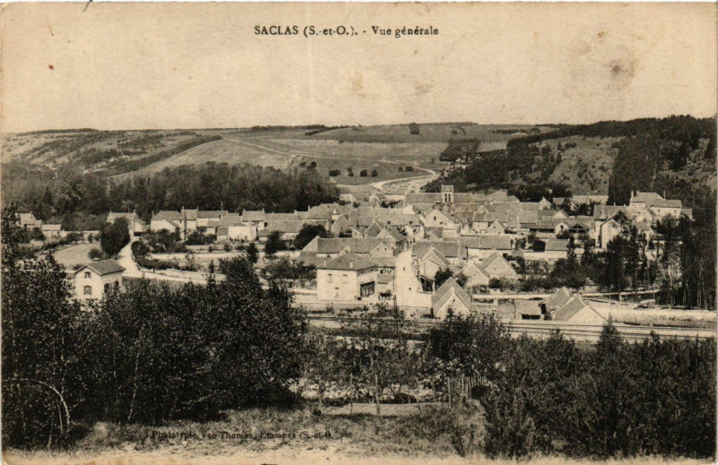 Carte postale ancienne Saclas - Vue Generale à Saclas
