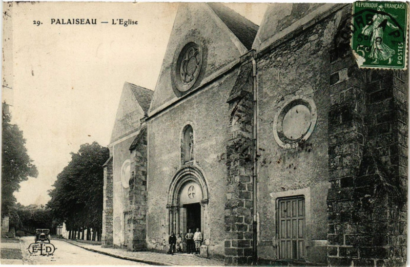 Carte postale ancienne Palaiseau - L'Eglise à Palaiseau