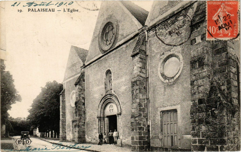 Carte postale ancienne Palaiseau - L'Eglise à Palaiseau