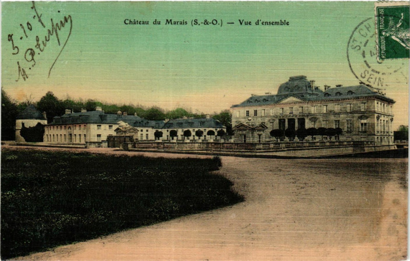 Carte postale ancienne Chateau du Marais - Vue d'ensemble