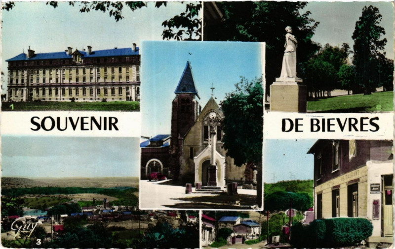 Carte postale ancienne Bievres - Souvenir de Bievres - Scenes à Bièvres