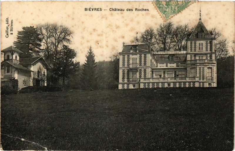 Carte postale ancienne Bievres - Chateau des Roches à Bièvres