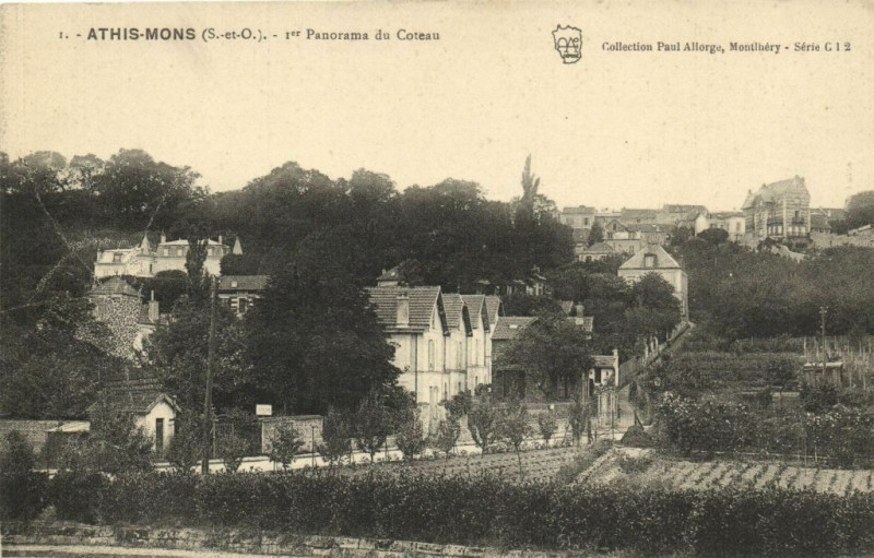 Carte postale ancienne Athis-Mons (S.-et-O.) Panorama du Cateau à Athis-Mons