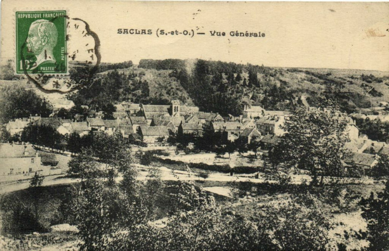 Carte postale ancienne Sacurs (S.-et-O.) Vue Générale
