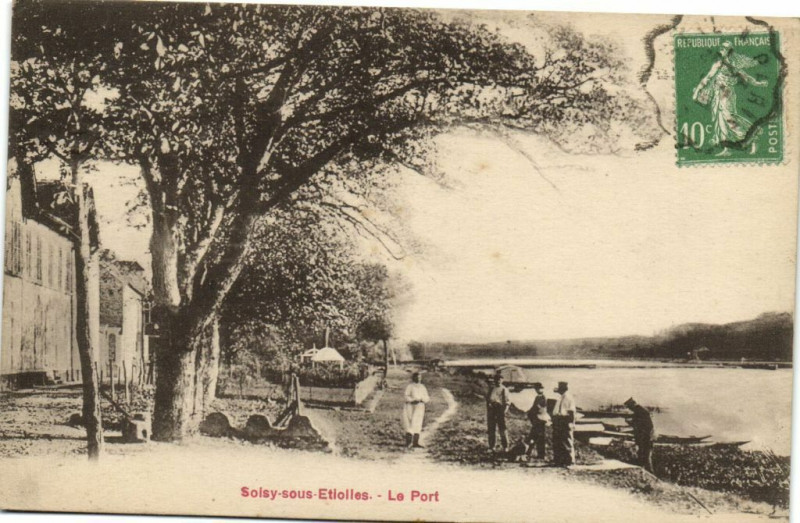 Carte postale ancienne Soissy-sous-Etioiles - La Port