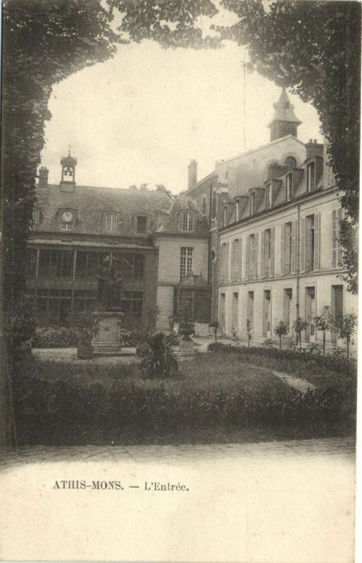 Carte postale ancienne Athis Mons-L'Entrée à Athis-Mons