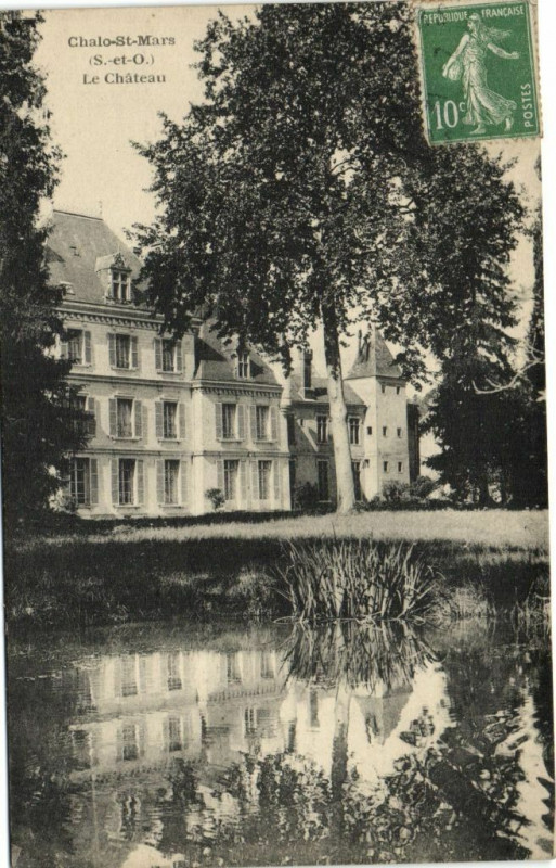 Carte postale ancienne ChaloSaint-Mars-Le Cháteau