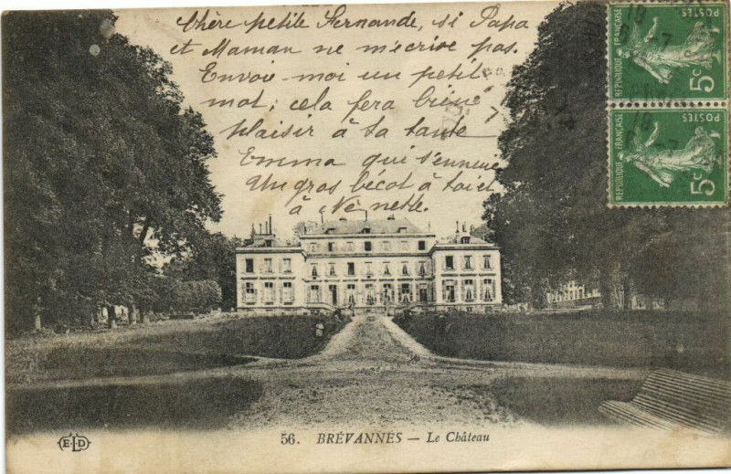 Carte postale ancienne Brevannes-Le Cháteau