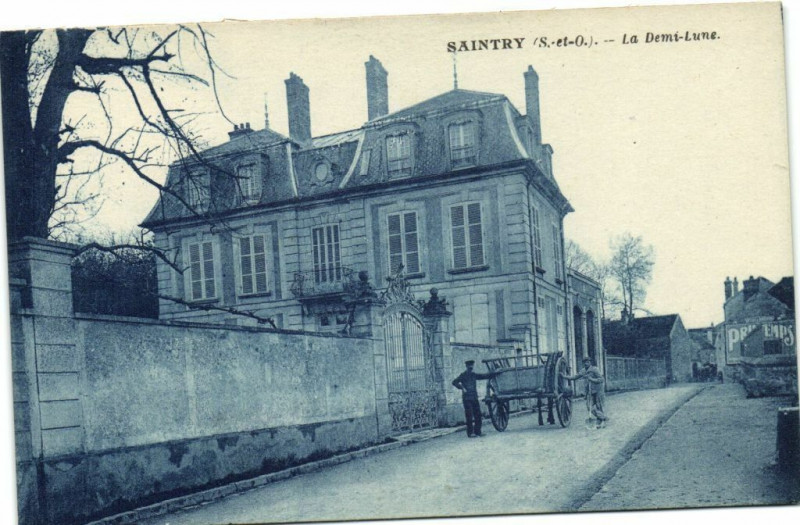Carte postale ancienne Saintry-La Demi Lune
