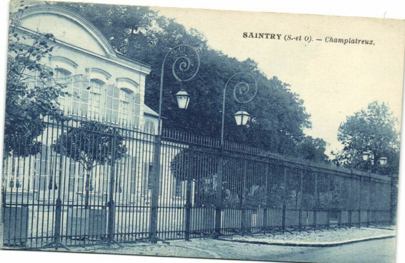 Carte postale ancienne Saintry-Champlatreux