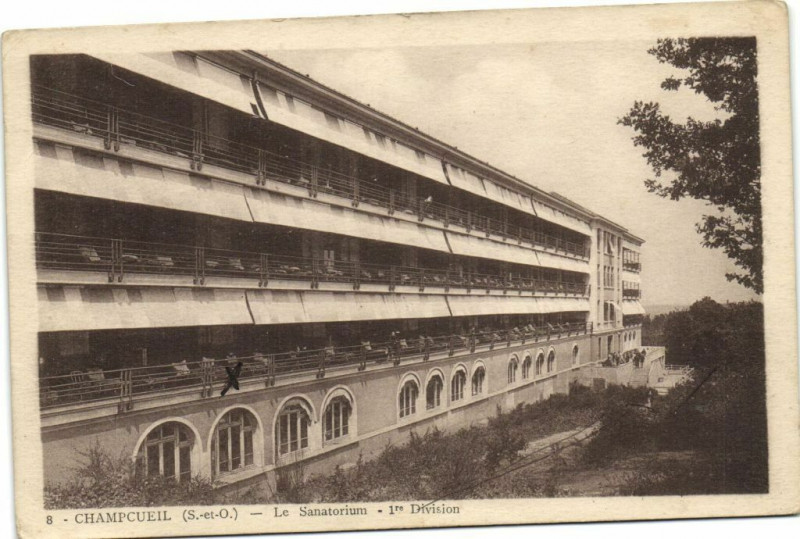 Carte postale ancienne Champcueil-Le Sanatorium à Champcueil
