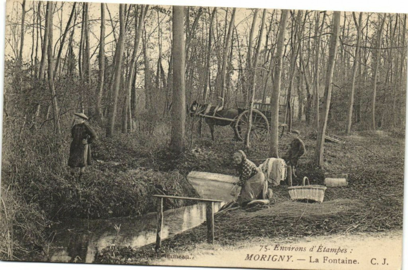 Carte postale ancienne Morigny-La Fontaine à Igny
