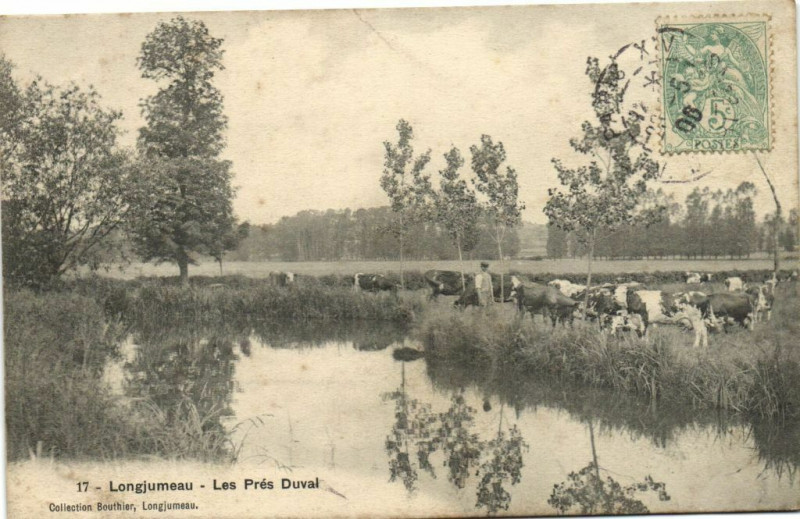 Carte postale ancienne Longjumeau-Les Prés Duval à Longjumeau