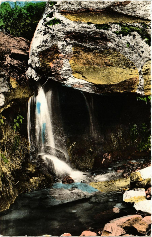 Carte postale ancienne Ytzeron - La Cascade