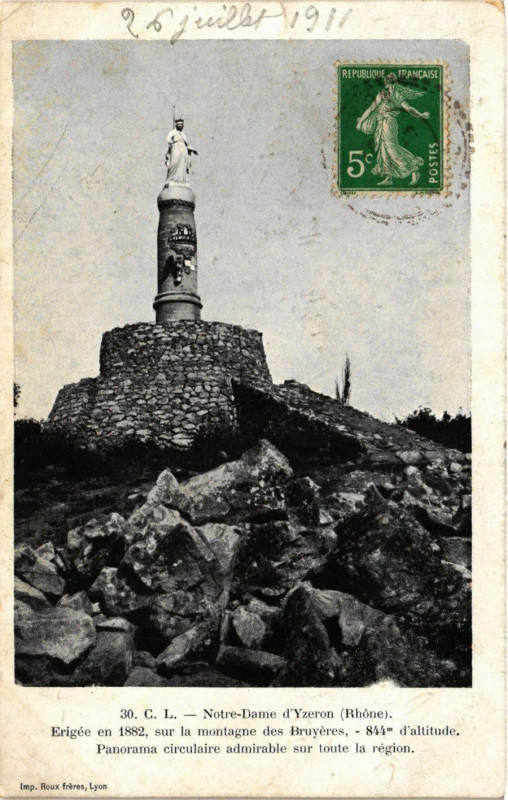 Carte postale ancienne Ytzeron - N.-D. d'Ytzeron