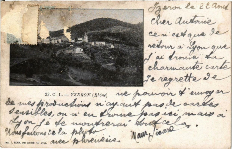 Carte postale ancienne Ytzeron