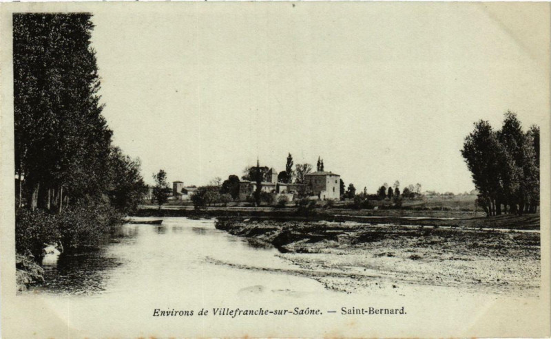 Carte postale ancienne Env. de Villefranche-sur-Saone St-Bernard à Villefranche-sur-Saône